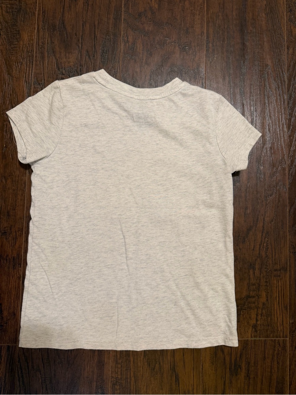 Kids' Graphic Short Sleeve Tee - Light Heather with Teal Mermaid Design - Picture 2 of 3